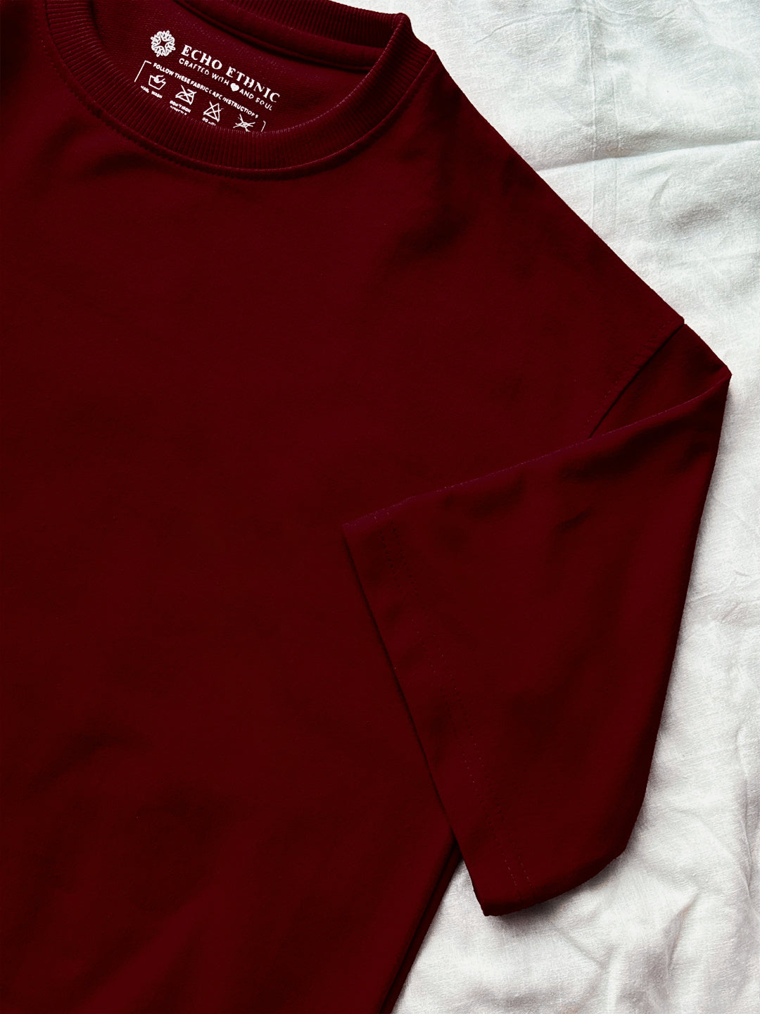 Maroon - Unisex Oversize T-Shirt
